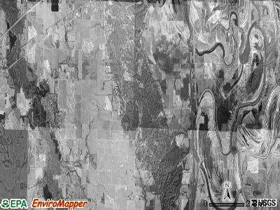 Franks township, Arkansas satellite photo by USGS