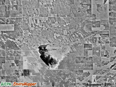 East Park township, Minnesota satellite photo by USGS