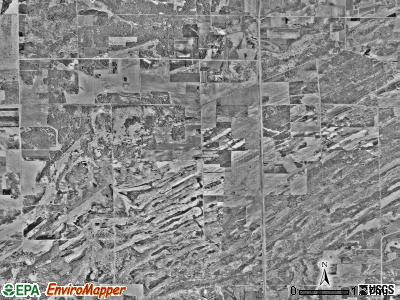Huntly township, Minnesota satellite photo by USGS