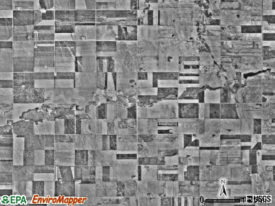 Wanger township, Minnesota satellite photo by USGS
