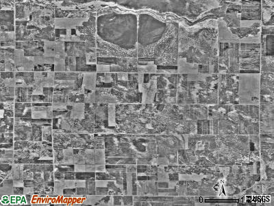 Veldt township, Minnesota satellite photo by USGS