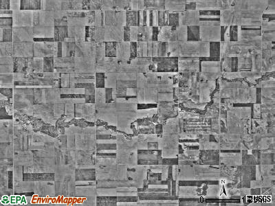 Alma township, Minnesota satellite photo by USGS
