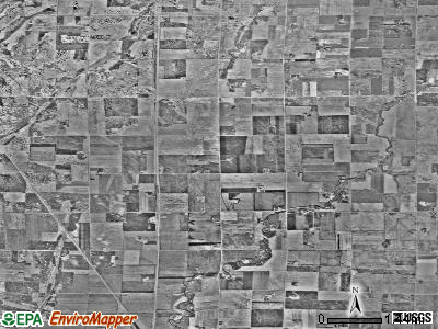 Excel township, Minnesota satellite photo by USGS