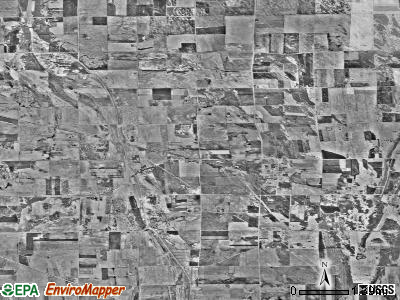 Viking township, Minnesota satellite photo by USGS