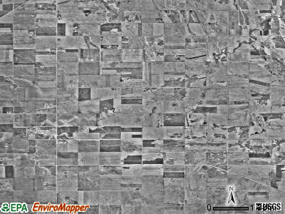 Comstock township, Minnesota satellite photo by USGS