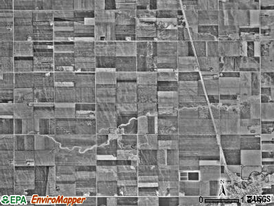 Warrenton township, Minnesota satellite photo by USGS