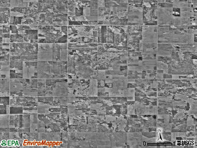 Espelie township, Minnesota satellite photo by USGS