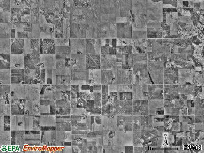 Reiner township, Minnesota satellite photo by USGS