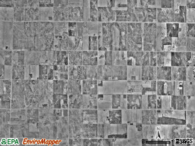 Silverton township, Minnesota satellite photo by USGS