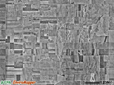 Brandt township, Minnesota satellite photo by USGS