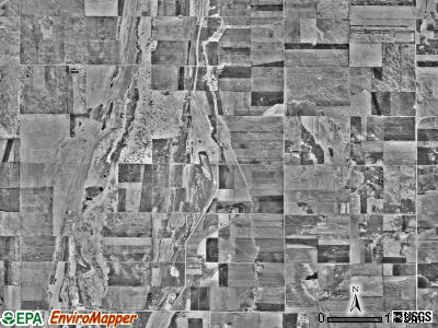 Bray township, Minnesota satellite photo by USGS