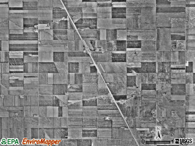 Angus township, Minnesota satellite photo by USGS