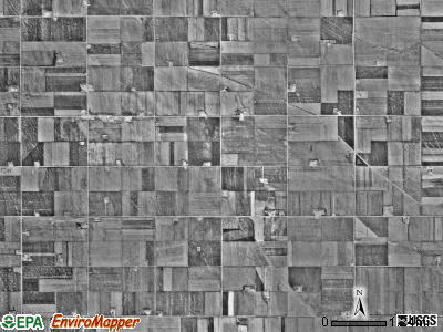 Tabor township, Minnesota satellite photo by USGS