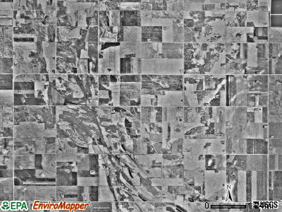 Sanders township, Minnesota satellite photo by USGS