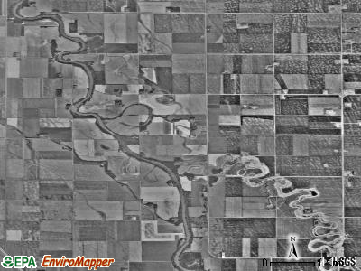 Esther township, Minnesota satellite photo by USGS