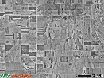 Belgium township, Minnesota satellite photo by USGS