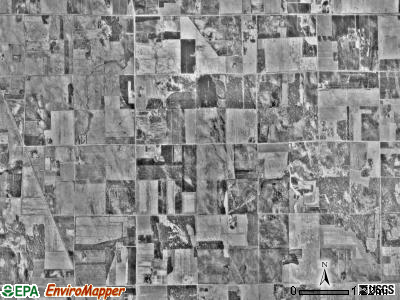 Wyandotte township, Minnesota satellite photo by USGS