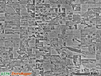 Emardville township, Minnesota satellite photo by USGS