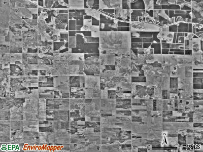 Johnson township, Minnesota satellite photo by USGS