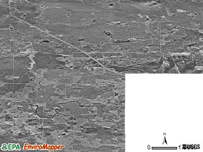 Field township, Minnesota satellite photo by USGS