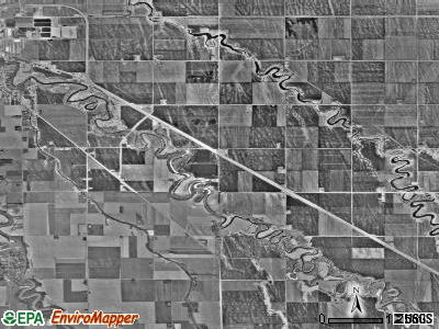 Huntsville township, Minnesota satellite photo by USGS