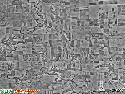 Gervais township, Minnesota satellite photo by USGS