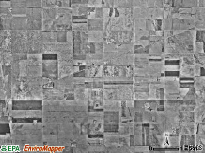 Parnell township, Minnesota satellite photo by USGS