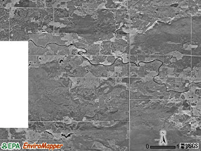 Linden Grove township, Minnesota satellite photo by USGS