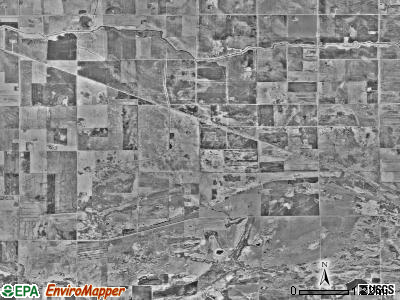 Chester township, Minnesota satellite photo by USGS