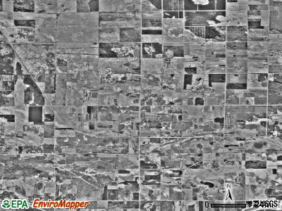 Winsor township, Minnesota satellite photo by USGS