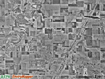 Gentilly township, Minnesota satellite photo by USGS