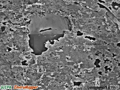 Ardenhurst township, Minnesota satellite photo by USGS