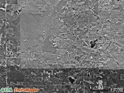 Bigfork township, Minnesota satellite photo by USGS