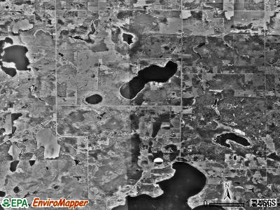 Hagali township, Minnesota satellite photo by USGS