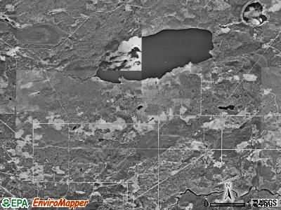 Sandy township, Minnesota satellite photo by USGS