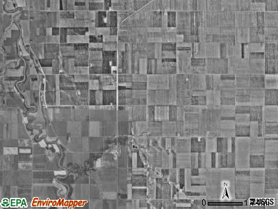 Vineland township, Minnesota satellite photo by USGS