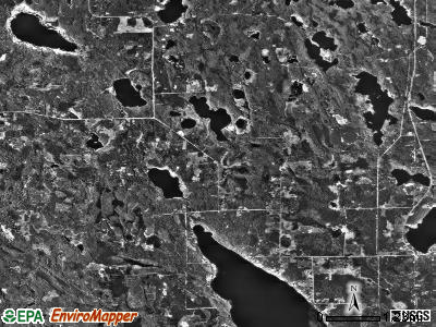 Lake Jessie township, Minnesota satellite photo by USGS