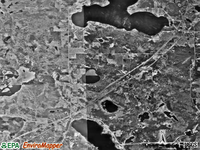 Port Hope township, Minnesota satellite photo by USGS