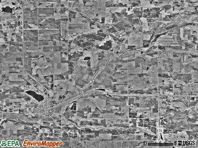 Copley township, Minnesota satellite photo by USGS