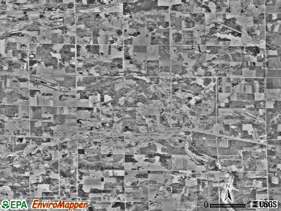 Shevlin township, Minnesota satellite photo by USGS