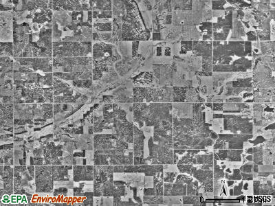 Sletten township, Minnesota satellite photo by USGS