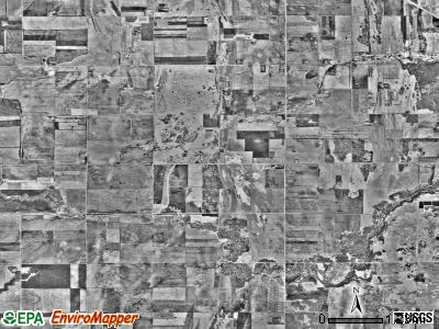 Liberty township, Minnesota satellite photo by USGS