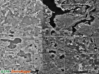 Turtle River township, Minnesota satellite photo by USGS