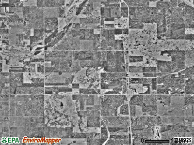 Bejou township, Minnesota satellite photo by USGS