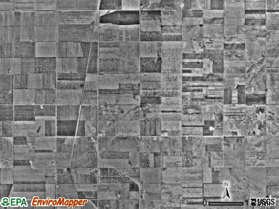 Lockhart township, Minnesota satellite photo by USGS
