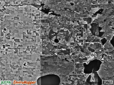 Frohn township, Minnesota satellite photo by USGS