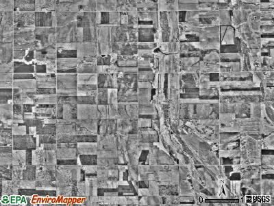 Green Meadow township, Minnesota satellite photo by USGS