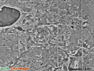 Strand township, Minnesota satellite photo by USGS