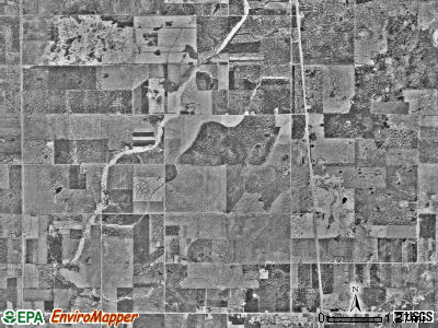 Marsh Creek township, Minnesota satellite photo by USGS