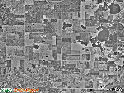 Chief township, Minnesota satellite photo by USGS